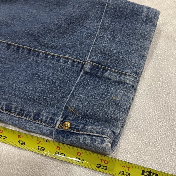 (H1) Baby Phat cut Vintage wide leg capri jeans size 15 large. - Picture 10 of 14